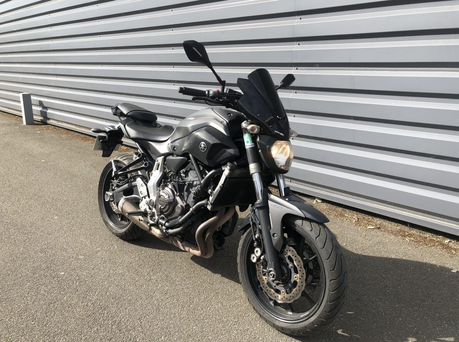 YAMAHA MT  07  ABS gris fonc  2014 Le P le De L occasion