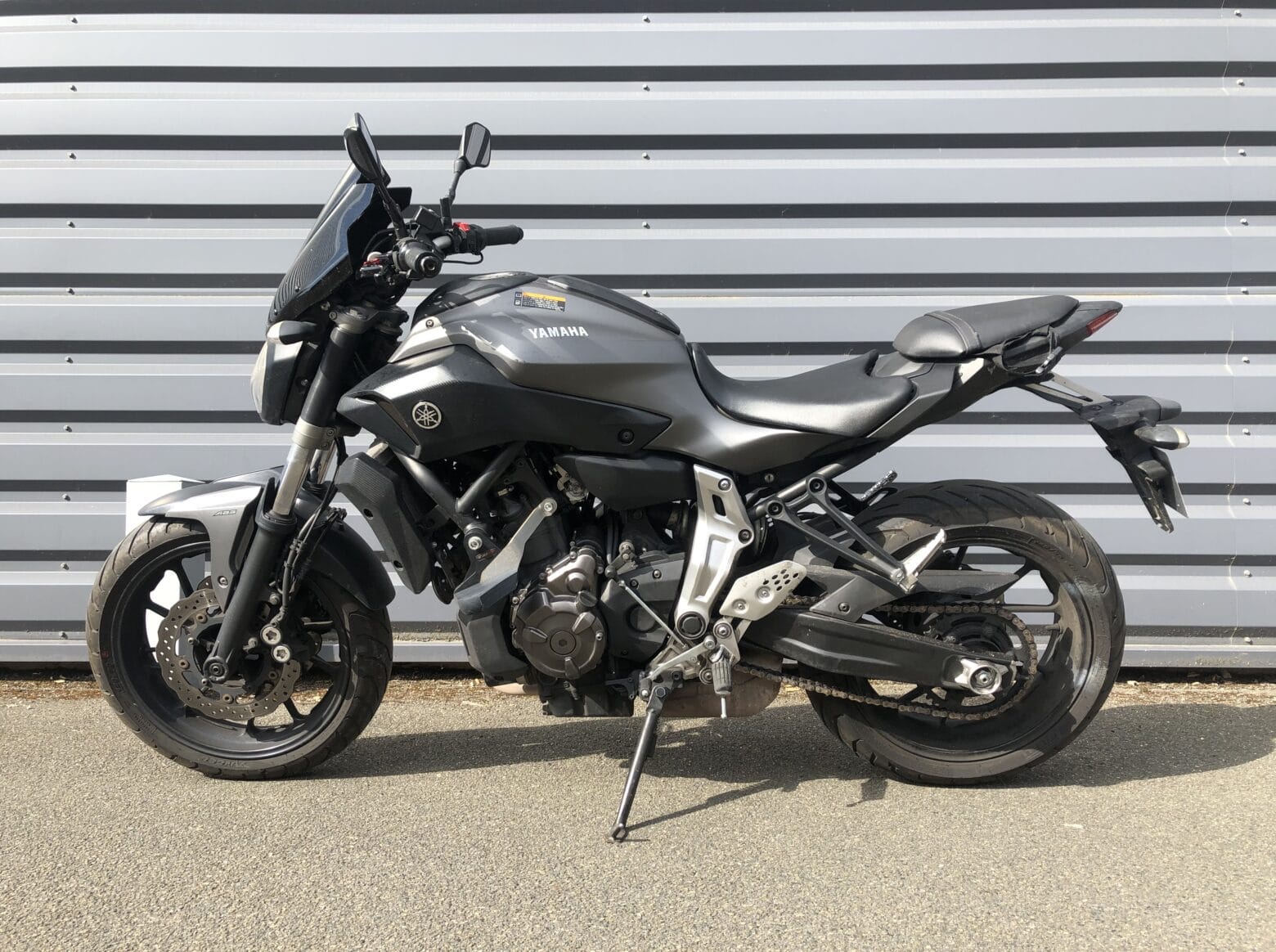 YAMAHA MT  07  ABS gris fonc  2014 Le P le De L occasion