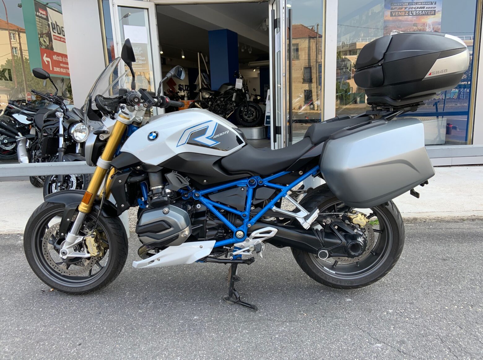 bmw r1200 r sport blanc - le pôle de l'occasion