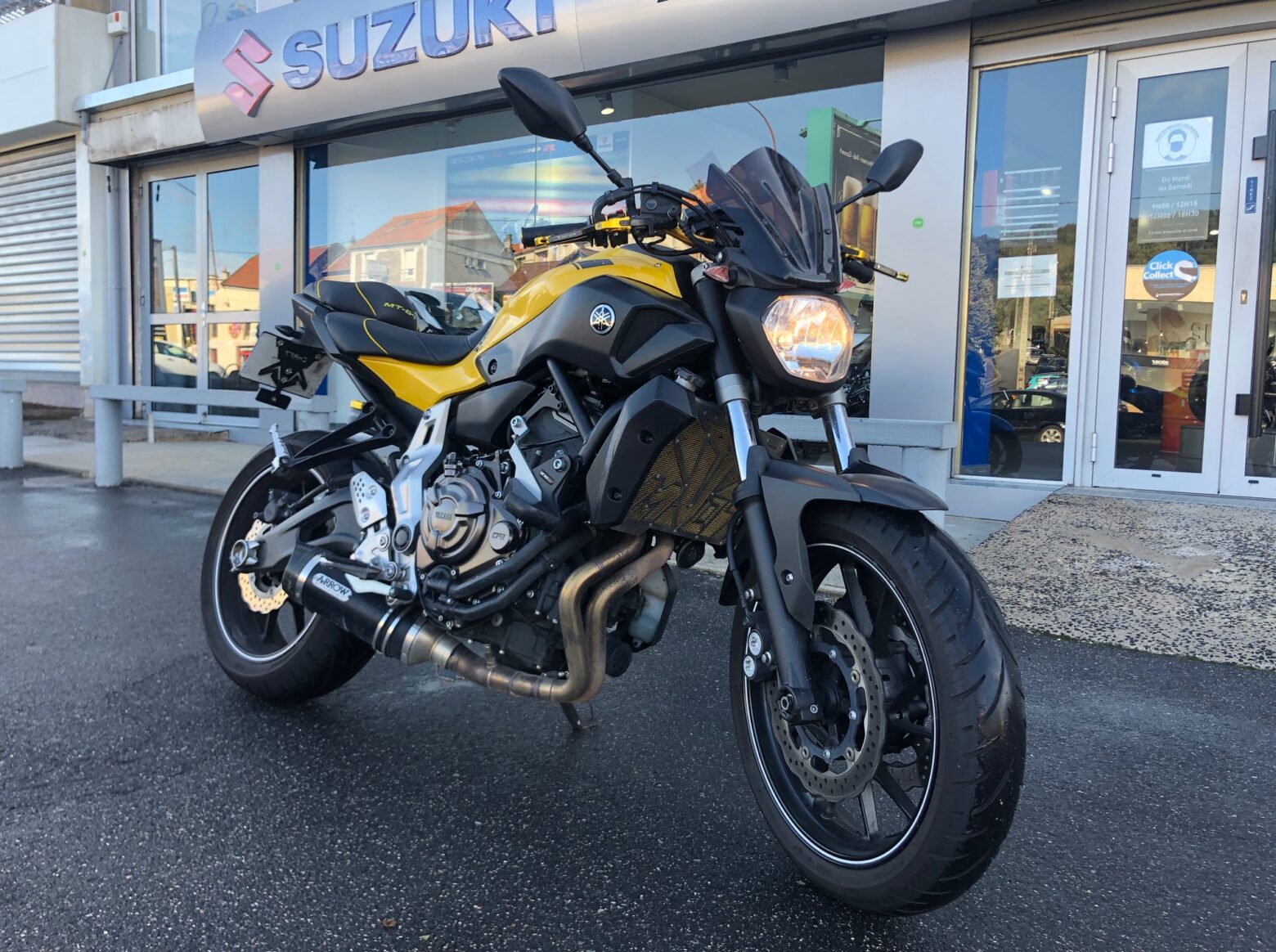 YAMAHA MT  07  noir  Le P le De L occasion